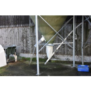 Silo d'aliment d'élevage à cône axial translucide - Capacité 9 et 22m3 - Ø2325 - Star_3