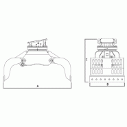 Pince de démolition et de tri Rotar RG 9-N - tête rotative puissante et acier HARDOX - Rotar International B.V._3
