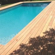 Lam251 - Lames de terrasses - Deck Linea en bois Bangkiraï ultra résistant - Section 21 x 145 mm_3