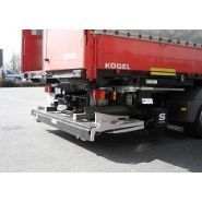 Uasx 1008 - Hayon élévateur rétractable Sörensen - capacité 1000 kg, plateforme anodisée et système interchangeable_3