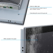 Panel PC industriel fanless 17 pouces SXGA - EVI-17SAC-12th - Intel Core 12e génération, IP66, multi-touch_3