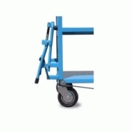 Chariot multifonctions à plateaux - 3 étagères bordées - Capacité 200 kg - Pour entrepôts, bibliothèques et archives_3