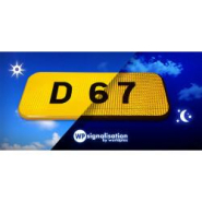 Cartouches à fond jaune E43 - Signalisation routière départementale_3