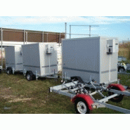 Frigorifiques Cool Trailer - simple ou double essieux - 4 béquilles stabilisatrices_3