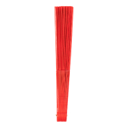 Éventail en polyester RPET avec nervures en PP - Couleur rouge - Poids 47g_3
