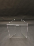 37908 - Paroi de protection hygiénique portable en verre acrylique transparent - Bachmann Display AG_3