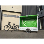 Remorque vélo collecte de déchets pour le transport de bacs et containers_3