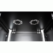 VALUE Boîtier mural 19 pouces 6U, 600 x 600 mm, noir, kit à assembler_3