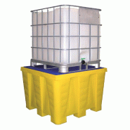 Bac de rétention PE 1200 litres + Caillebotis - Caillebotis acier galvanisé_3