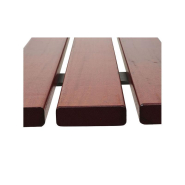 Banc public bois et acier Riga - Disponible en bois exotique ou résineux - Réf : 209410.Gpro.Chec_3