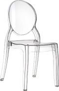 Lot de 6 chaises - Polycarbonate - Médaillon Elizabeth_3