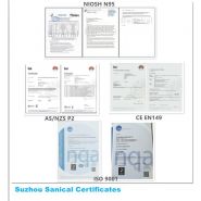 6603 - Masque FFP3 avec valve - Suzhou Sanical Protection Product Manufacturing Co. Ltd - Antipoussière pour l'industrie_3