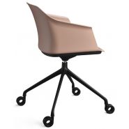 Moli swiveling - Chaise de bureau ergonomique avec placet d’assise en tissu - Sitis_3