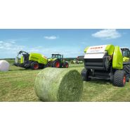 Rollant 455 / 454 uniwrap - enrubanneuse agricole - claas kgaa mbh - balles de 1,25-1,35 x 1,20 m_3