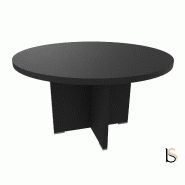 Table de réunion ronde TAK- Mobel Linea - Noir_3