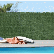 Haie artificielle 100% occultante - PVC ignifugé - 1,5 x 3 m - Campovert_3