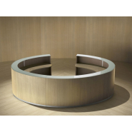 Banque d'accueil modulaire personnalisable - BENGENTILE avec options LED et PMR_3