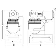 Plutone 40 - mélangeurs planétaire - sirman - 40 litres_3
