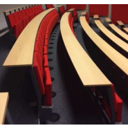 Fauteuil   d'amphithéâtre  à piétement latéral métallique avec Assise relevable - EUCLIDE_3