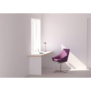 Siège d'accueil contemporain avec confort ergonomique_3
