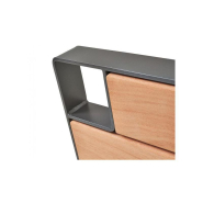 Appui vélos KUB - acier et bois exotique - ref : 306497.Gpro.Chec_3