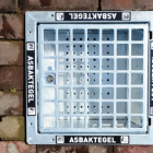Cendrier Droppit basic - acier galvanisé, résistant à la corrosion, avec grille pour petits déchets_3