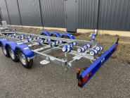 Porte bateau multi-rouleaux GALAXY - GT16 / G2703 - PTAC 3500Kg - 3 essieux - Référence SW225Pn12 - Sun Way_3