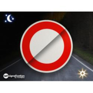 Panneau d'interdiction B0 - circulation interdite à tout véhicule dans les deux sens - ultra-résistant et recyclable_3