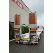 Semi-remorques porte-engins MAXTRAILER MAX100 extensible - 3 essieux SAF - freins tambours - véhicule neuf 9009_3