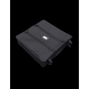 Comptoir publicitaire vitrine - pliable en acier avec étagère et visuels personnalisables_3