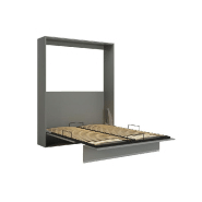 ARMOIRE LIT ESCAMOTABLE GENIUS GRIS MAT OUVERTURE ASSISTÉE COUCHAGE 160*200_3