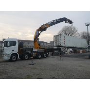 Grue Effer 2055 avec pression de fonctionnement 350 bar