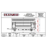 RBA21-SR - Remorque bétaillère Carrozzeria Pezzaioli - Essieux jumelés fixes de 10 000 kg, châssis en aluminium anticorrosion_3