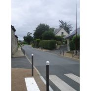 10101 - Potelets fixes - Boule Ø90mm - Hauteur hors-sol 1,03m - Fixe à sceller_3