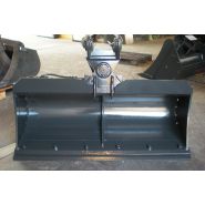 Godet pour nettoyage de fossés avec profil rond standard