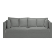 Canapé 5 places Nomad 220 cm - Home Spirit - Confortable et généreux avec coussins en plumes et structure en hêtre_3