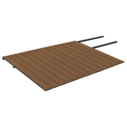 Vidaxl panneaux de terrasse et accessoires wpc marron/gris 26 m² 2,2 m 3070466_3