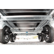 Remorque à plateau compacte et passe partout à 2 essieux 750kg pour les travaux quotidiens - lider - 39550 tolede_3