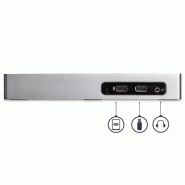 Station d'Accueil USB 3.0 à  Double àÉcran - Dock Universel Type-A pour PC/Ordinateur Portable avec HD_3