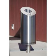 527.001 - 527.022 - Poubelle publique en acier - ABES - 75L avec vide-cigarettes_3