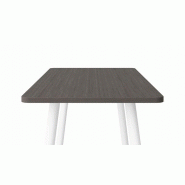 Memo - bureau droit - Herman Miller - 1350x650 mm - mélamine effet grain de bois_3