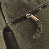 Sac à dos vintage en toile - Réf: QD612 - Quadra - avec poches zippées et bandoulières ajustables_3