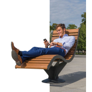 Chaise longue publique - RELAX LOUNGE - Husson international_3