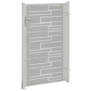 Vidaxl portail de jardin 100x150 cm acier inoxydable 376477_3