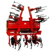 Bineuses agricoles 4F/G100/6F/8F - Damax SRL - capacité trémie 400-900L - éléments à ressorts flexibles et accessoires disponibles_3