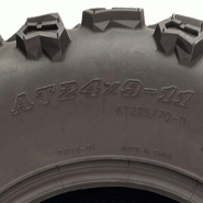 24x10.00-11  24x9.00-11 ATV Quad Tyres 6ply P3128 Tubeless 45J  48J (Lot de 4)_3