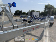 Porte bateau immergeable SUN WAY - D2418 - PTAC : 1800Kg - Kit rouleaux - 1 essieu freiné - Référence D2415_3