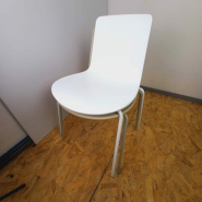 Chaise d'accueil Lottus - Enea d'occasion - structure en acier chromé ou laqué - nombreuses finitions disponibles_3