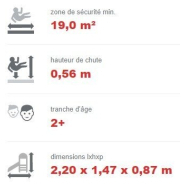 Jeu à ressort camion conforme EN1176 - Multi-places - Référence BT15151 - Ressort EIBACH et plastiques HDPE_3