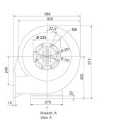 Ventilateur radial RD 65 ATEX Elektror - moyenne pression - jusqu'à 90 m³/min et 6.800 Pa_3